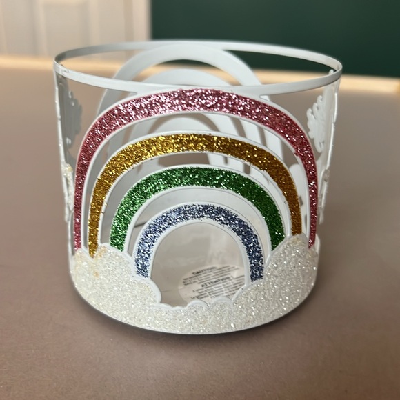 BBW glitter rainbow unicorn candle holder - Picture 2 of 2